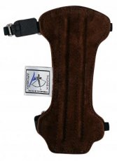 Enkele armbeschermers boogschieten accessoires donker bruin Numex Archery